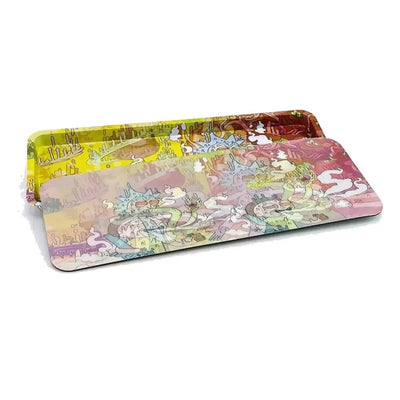 3D Holographic Rolling Tray with Magnetic Lid - Large and Durable