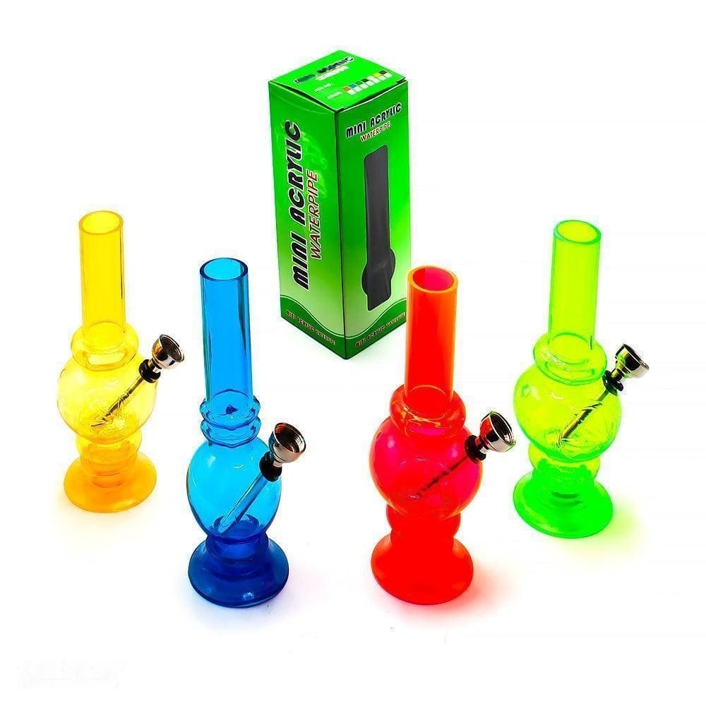 6 Mini Acrylic Water pipe