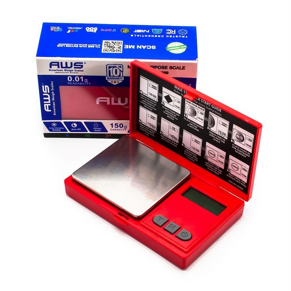 AWS Max 150 X 0.01G Scale red