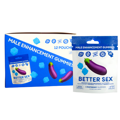 Better Sex Enhancement Gummies 12 Count Display