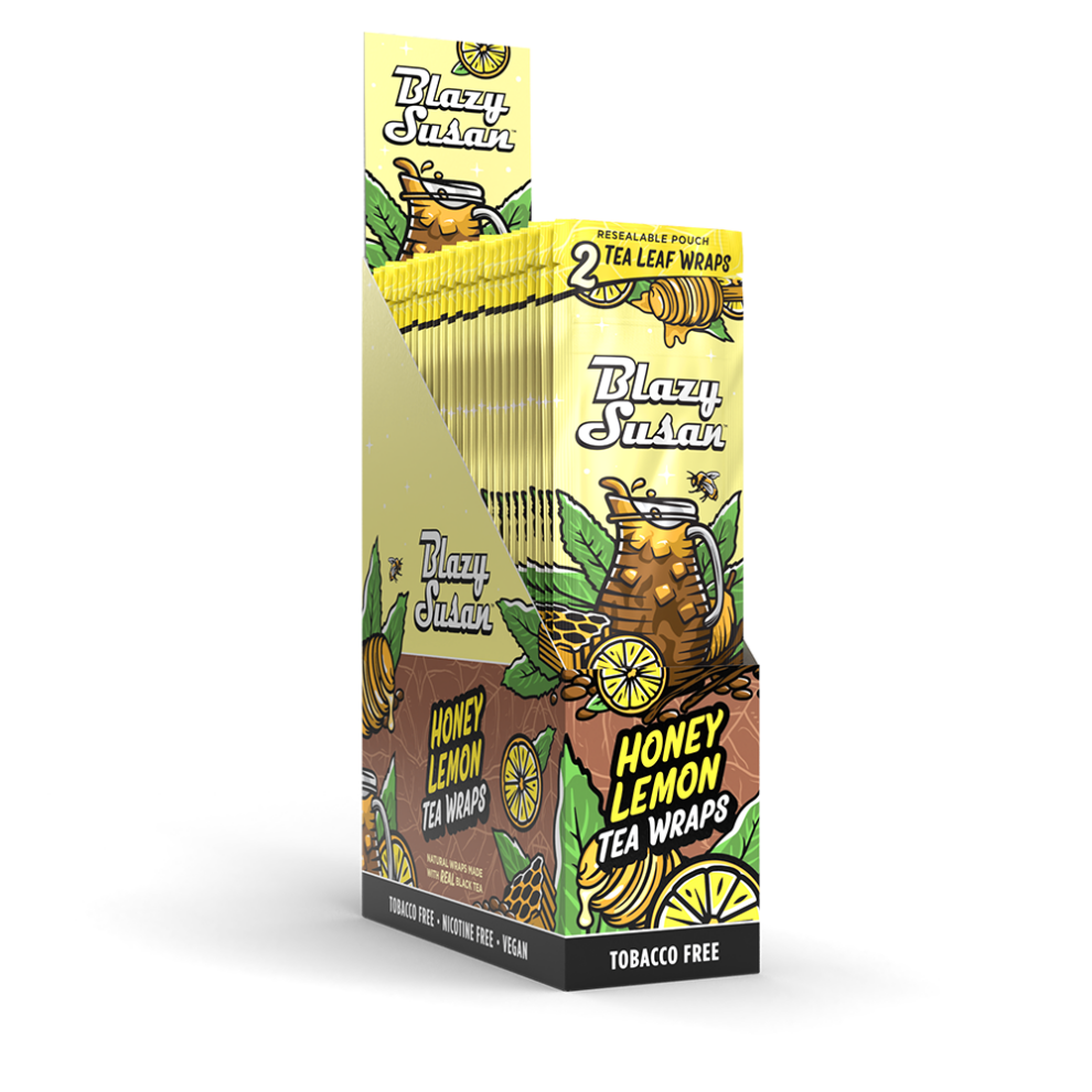 Blazy Susan Honey Lemon Tea Leaf Wraps | Full Box