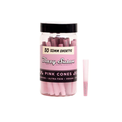 Blazy Susan Pink Shorty Pre Rolled Cones | 50CT Jar