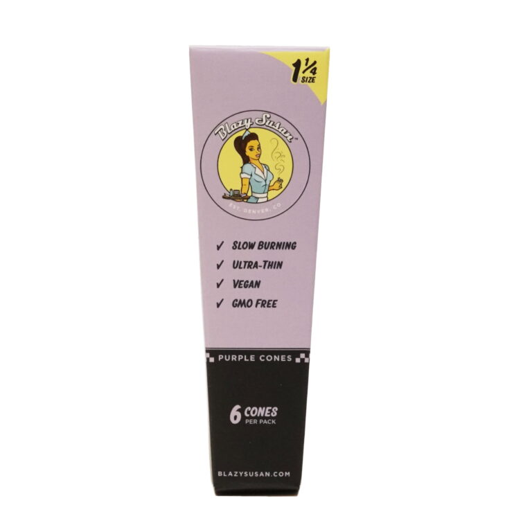 Blazy Susan Purple 1-1/4" Pre Rolled Cones