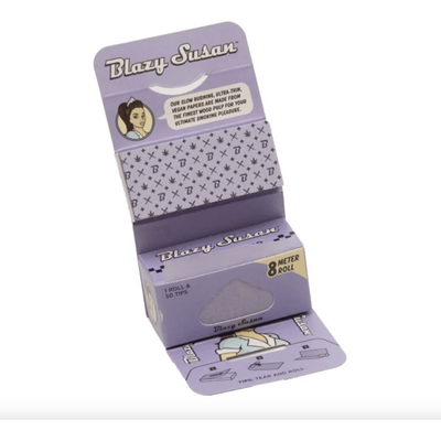 Blazy Susans high Roller Kit Purple 8 metter roll 50 tips