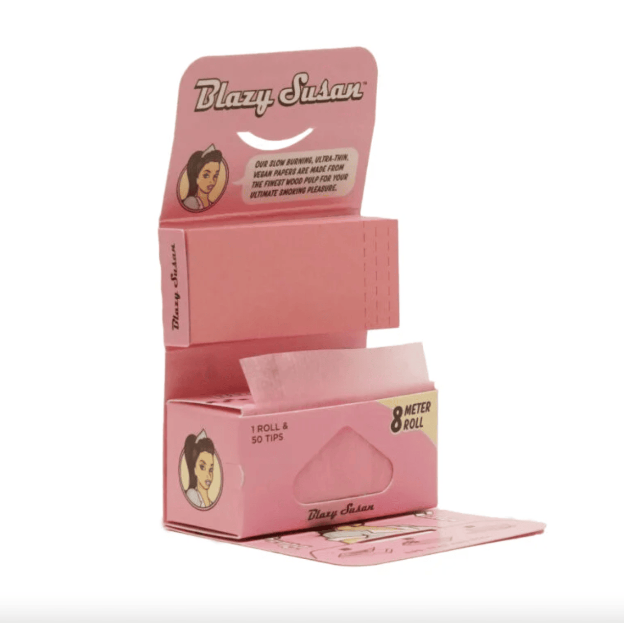 Blazy Susan High Roller Kit Pink 8 Meter Roll 1 roll 5 tips