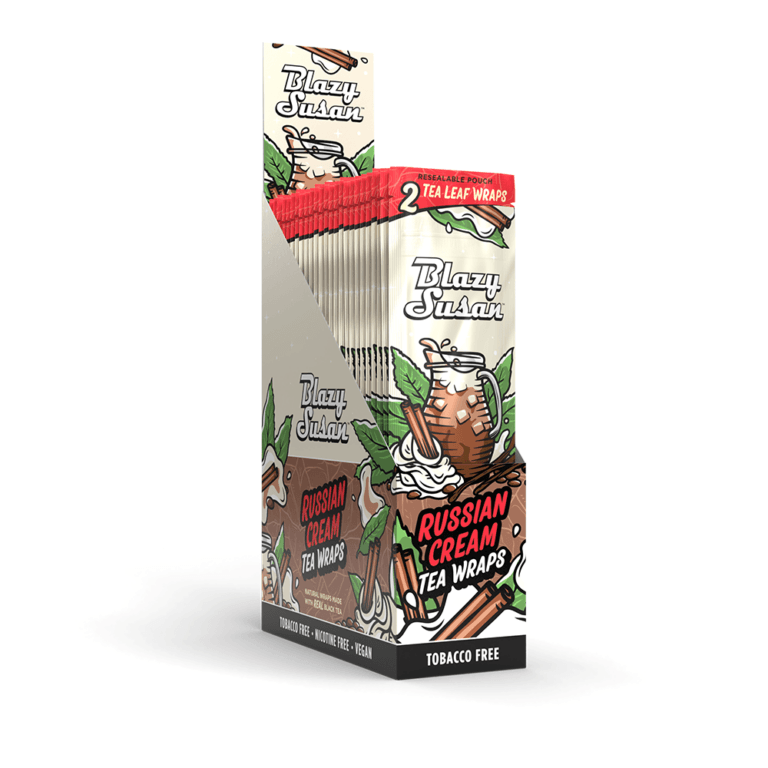Blazy Susan Russian Cream Tea Leaf Wraps | Full Box