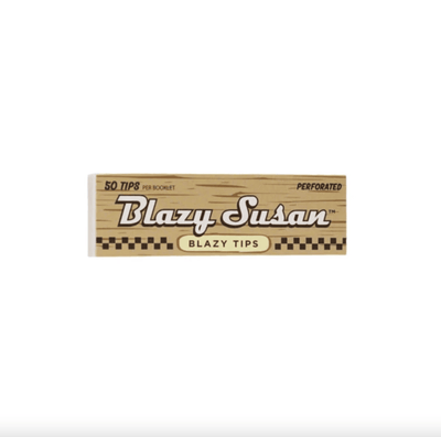 Blazy Susan Filter tips Perforated Bleached 50 count