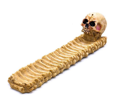 Ceramic Incense Holder Skull Design