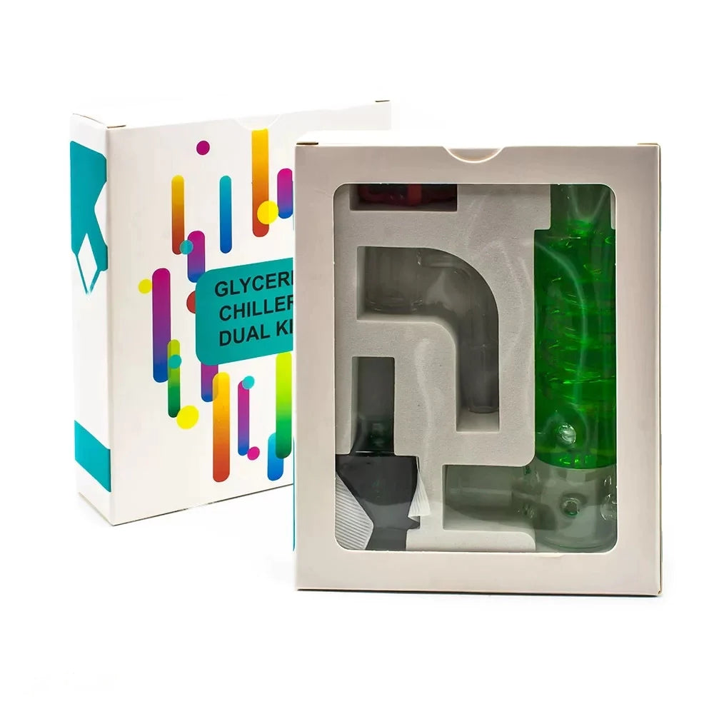 Glycerin Chiller Dual Kit hand pipe