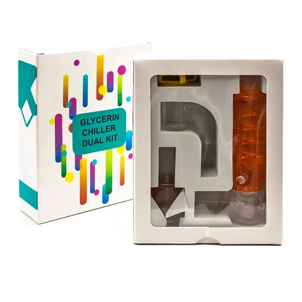 Glycerin Chiller Dual Kit hand pipe
