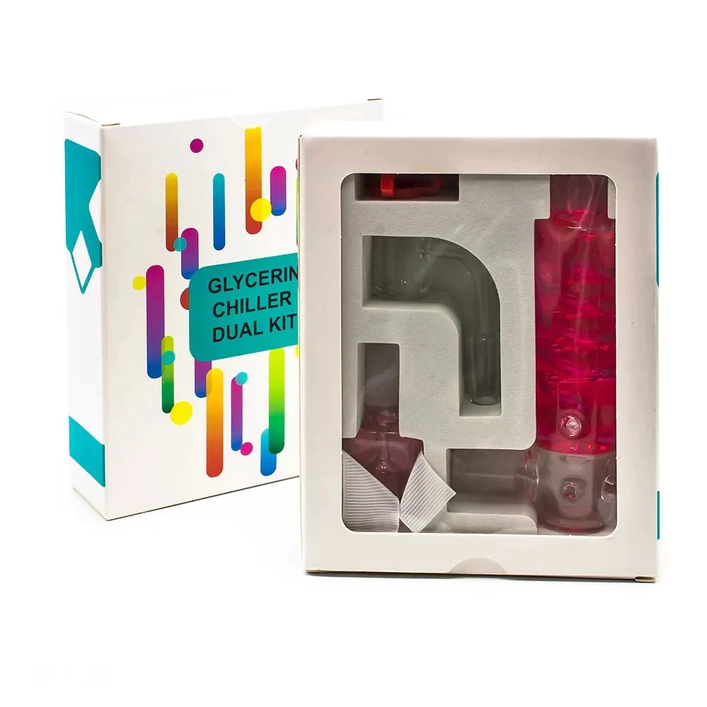 Glycerin Chiller Dual Kit hand pipe