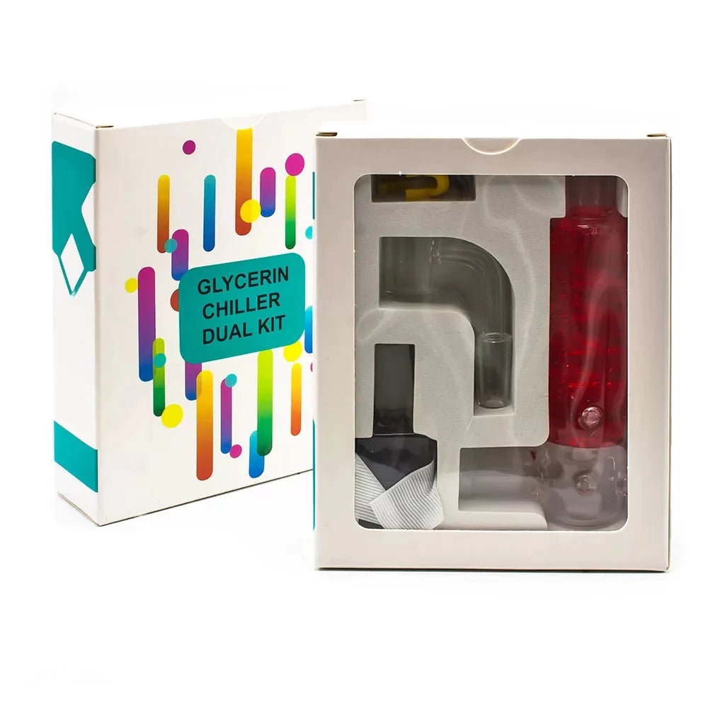 Glycerin Chiller Dual Kit hand pipe
