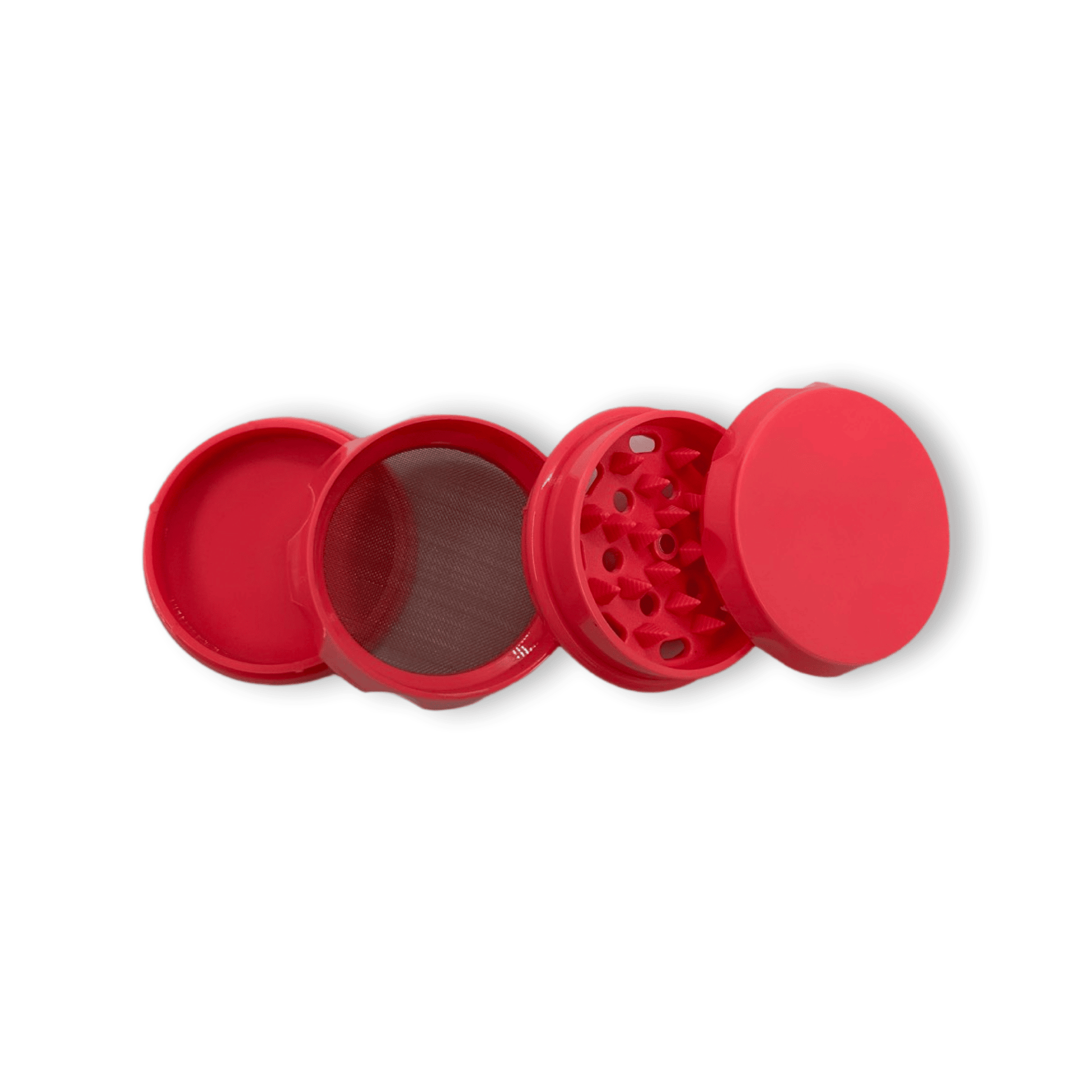 Generic Plastic Hemp Grinder Red