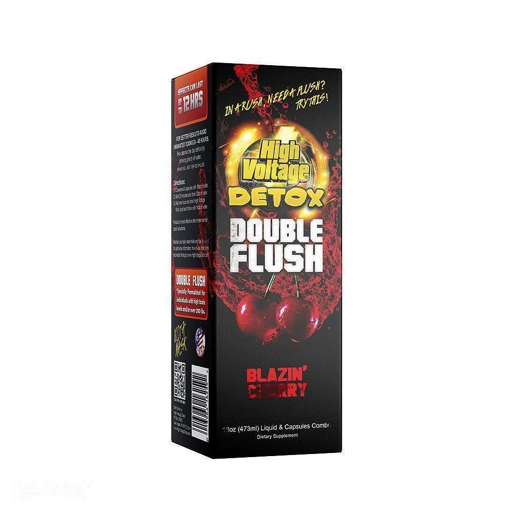 High Voltage Detox Double Flush 16 Oz Liquid + Capsule Fast Acting