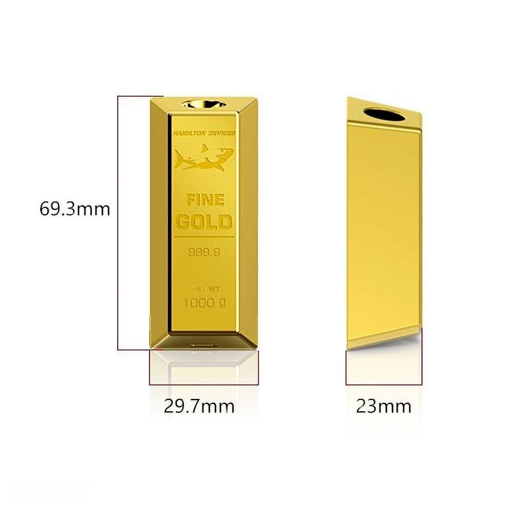 Hamilton High-Capacity Vape Pen Battery with Gold Finish