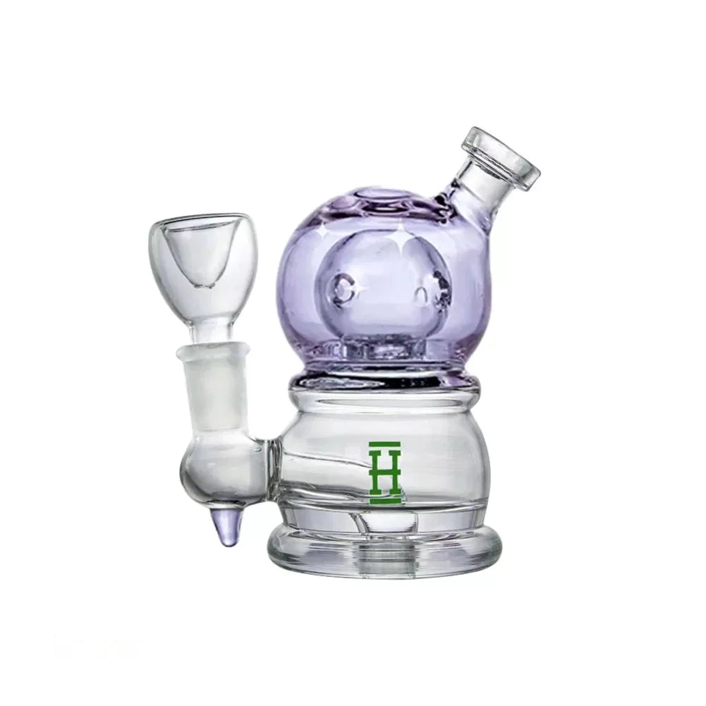 5" Hemper Crystal Ball Water Pipe Purple