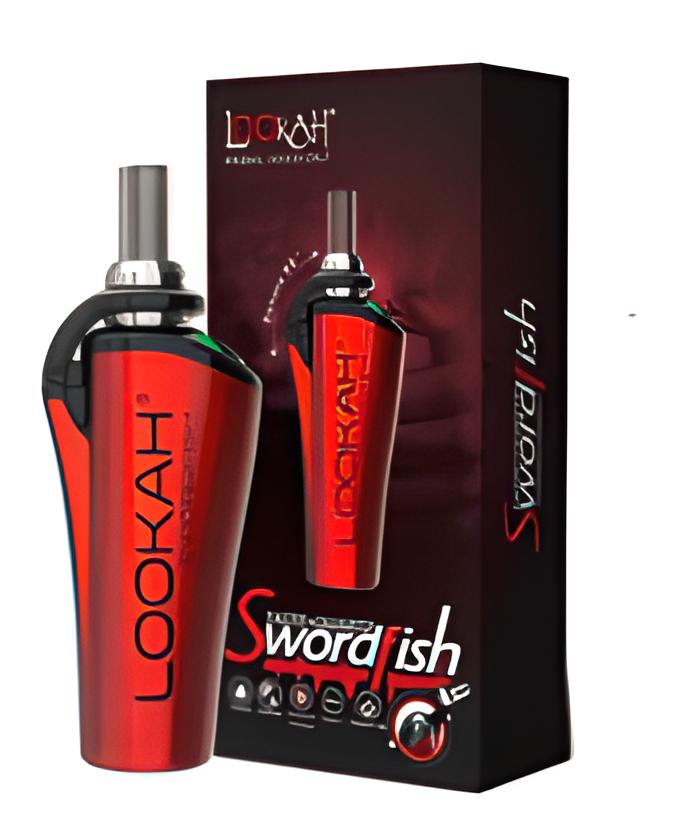 Lookah Quartz Swordfish Dab Rig Red