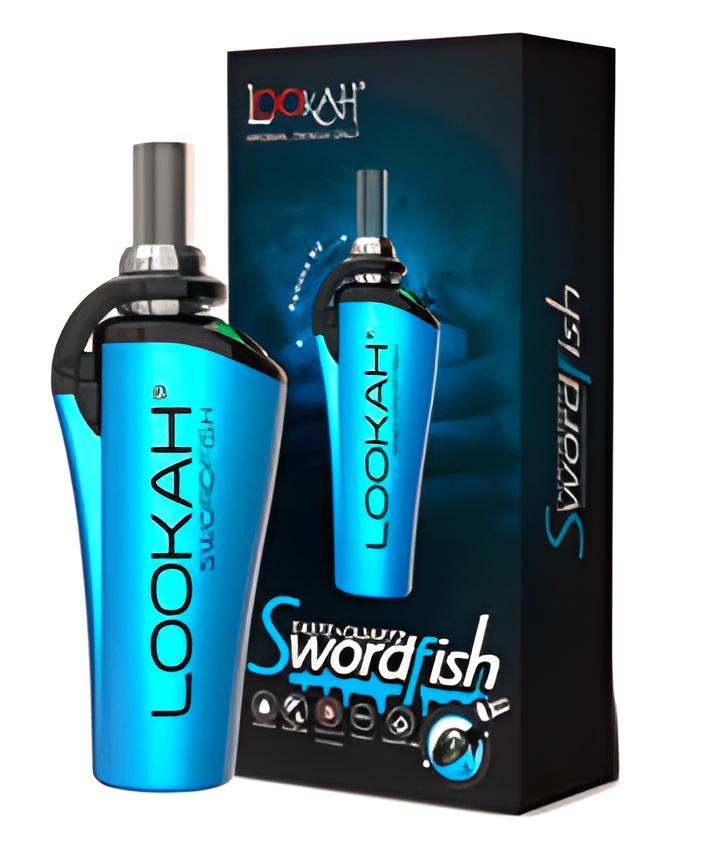 Lookah Quartz Swordfish Dab Rig Blue