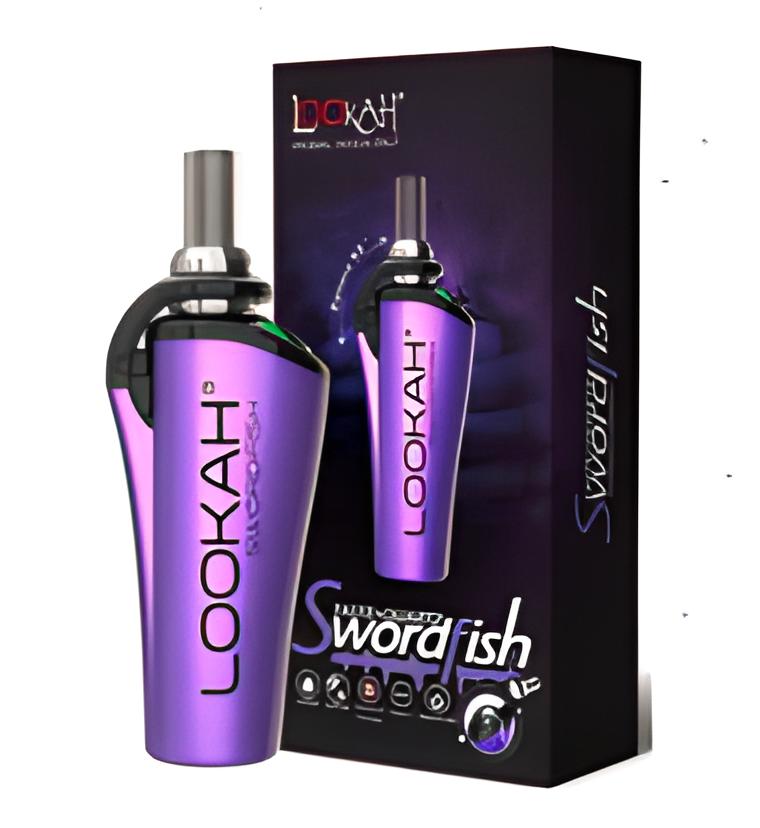 Lookah Quartz Swordfish Dab Rig Purple