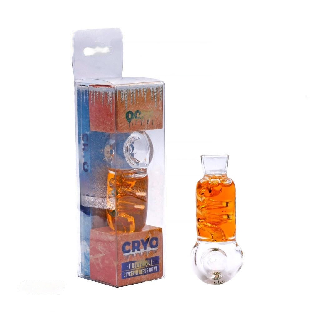 OOZE_Cryo_Bowl_Hand_Pipe -Orange