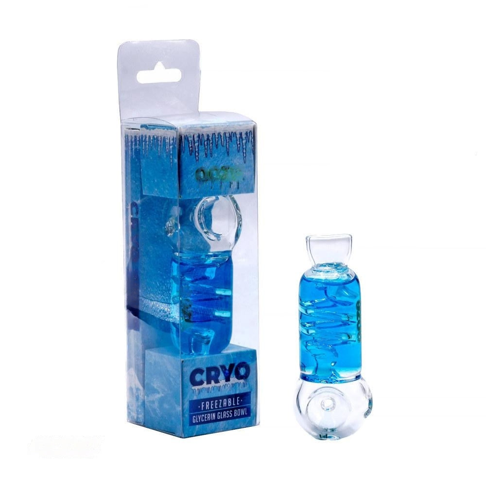 OOZE_Cryo_Bowl_Hand_Pipe -Blue