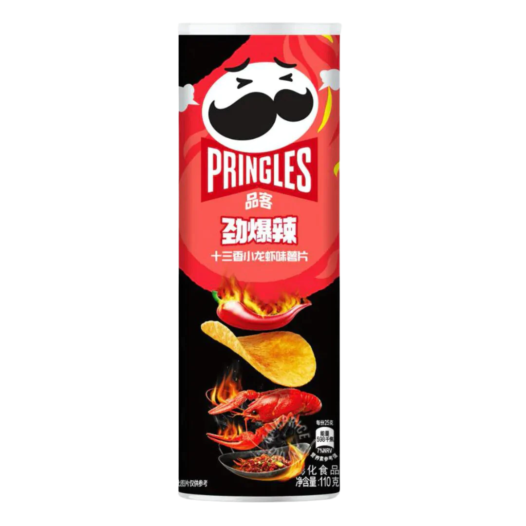 Pringles Exotic Spicy Crawfish Potato Crisps 120g