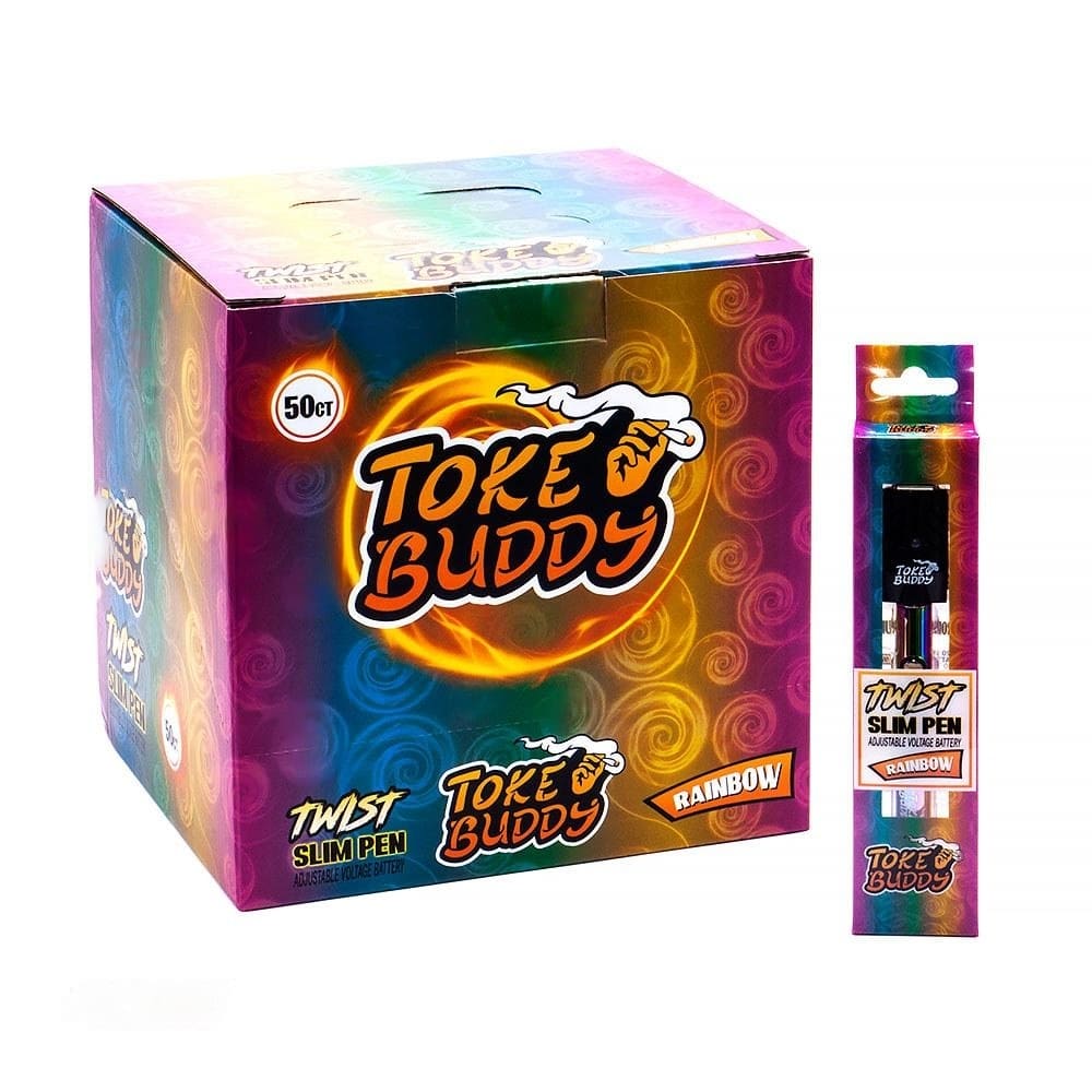 Toke Buddy Cartridge Vape Pen Rainbow