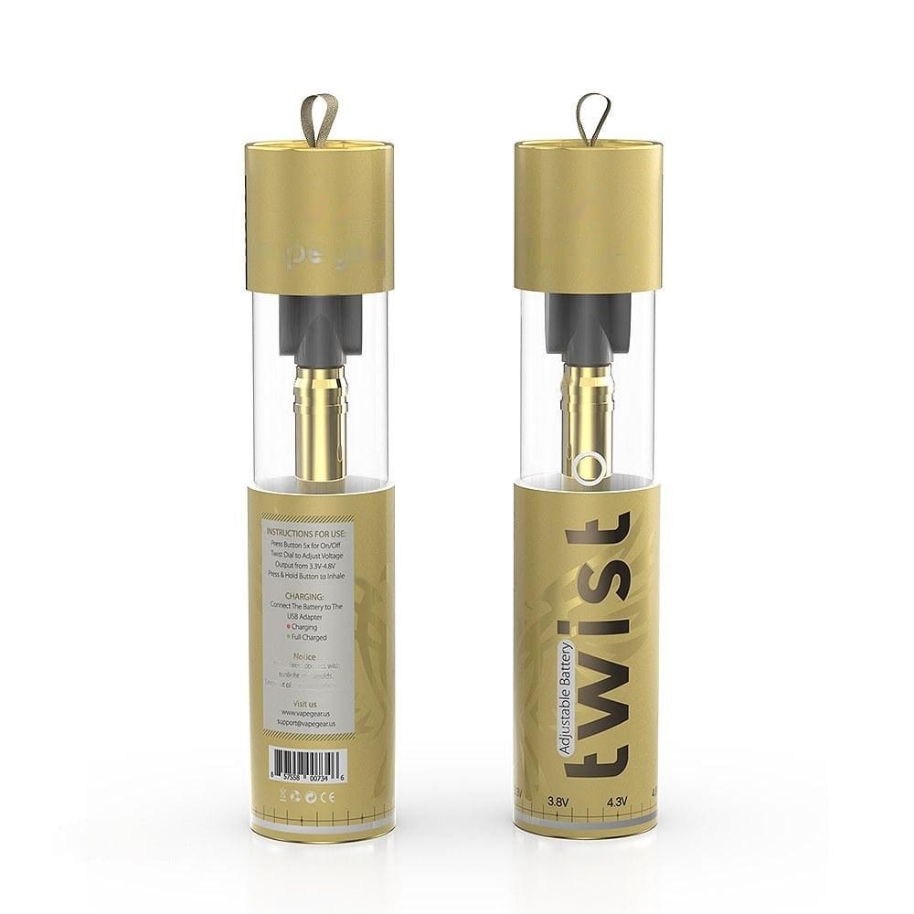VG Vape Gear Pro Twist Vape Pen Gold