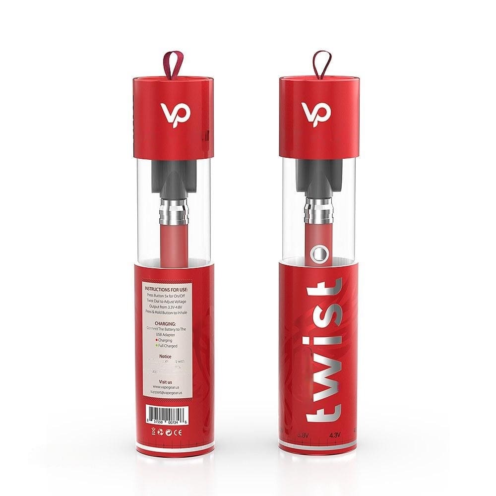 VG Vape Gear Pro Twist Vape Pen Red