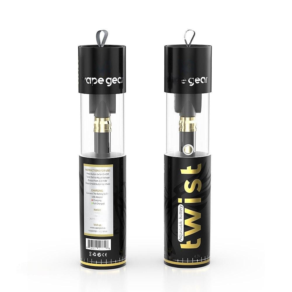 VG Vape Gear Pro Twist Vape Pen Black