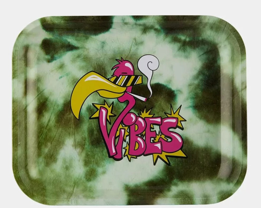 Vibes Flamingo Rolling Tray medium