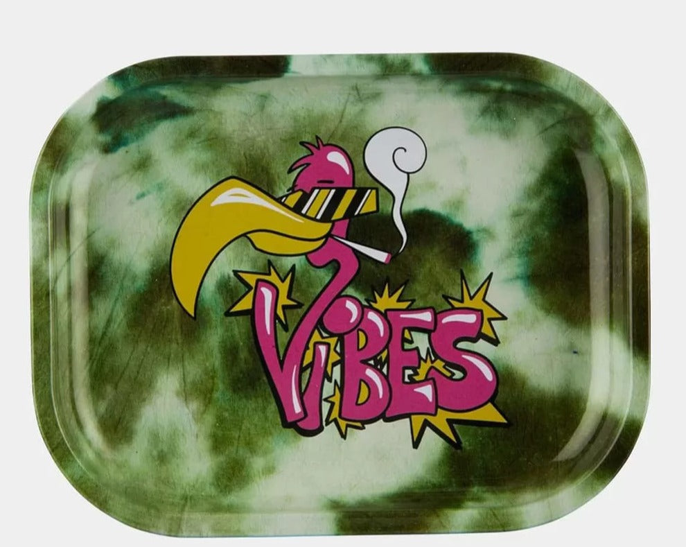 Vibes Flamingo Rolling Tray smalll