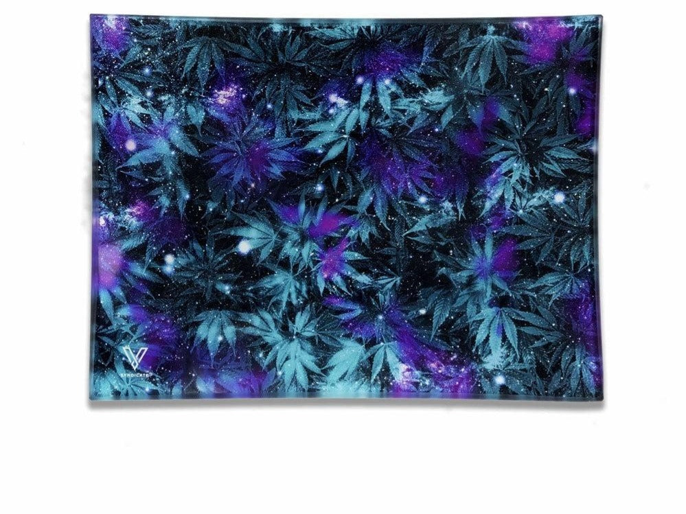 V SYNDICATE COSMIC CHRONIC – GLASS ROLLING TRAY