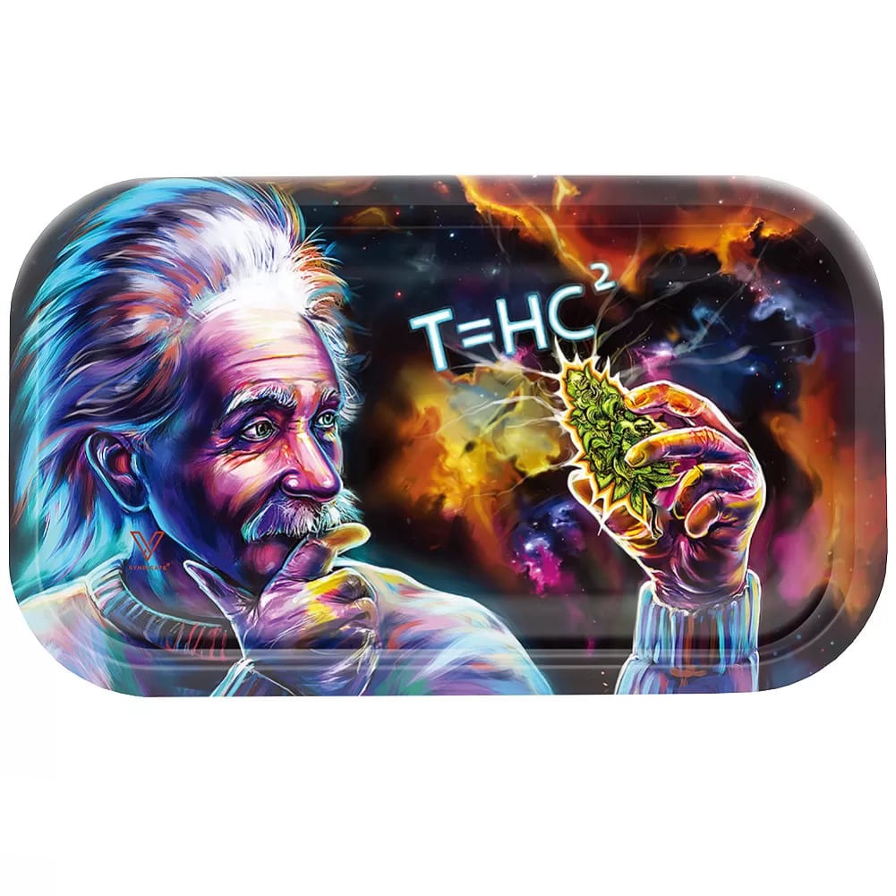 V Syndicate Einstein Rolling Tray (Medium) thc einstein