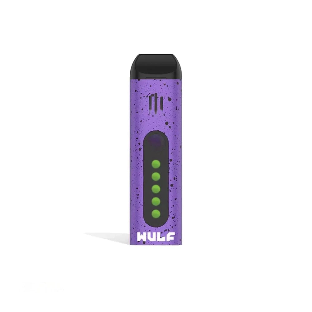 Wulf Flora Portable Dry Herb Vaporizer Purple with Black