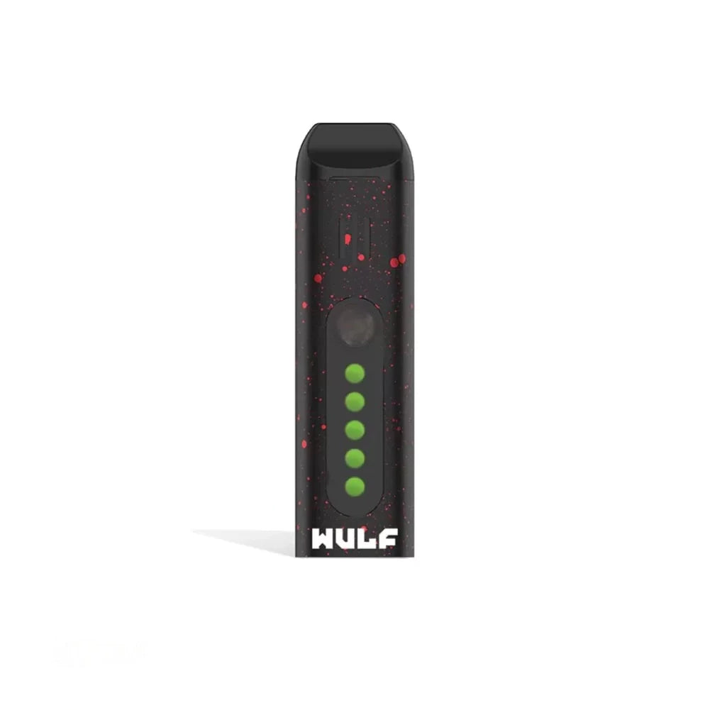 Wulf Flora Portable Dry Herb Vaporizer Black with Red