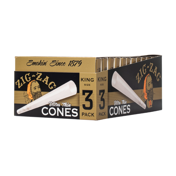 Zig Zag King Size Ultra Thin 3 Pack | 36 CT Box