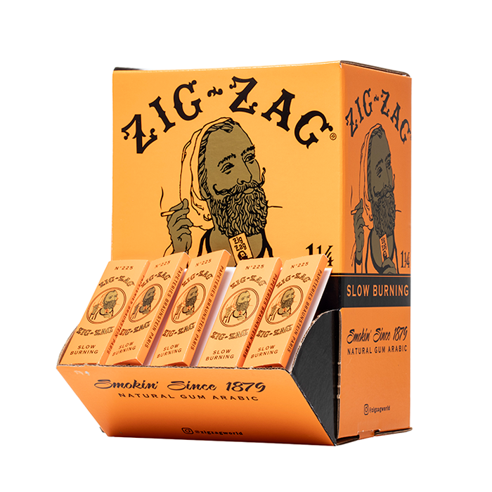Zig Zag French Orange Papers 1-1/4 | 1536 CT Box