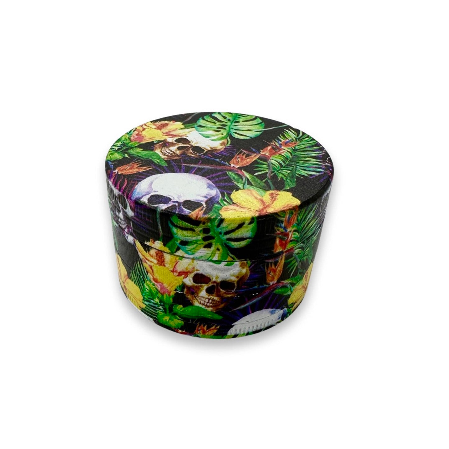 Grinder Flower Weed Skull Palm Yellow