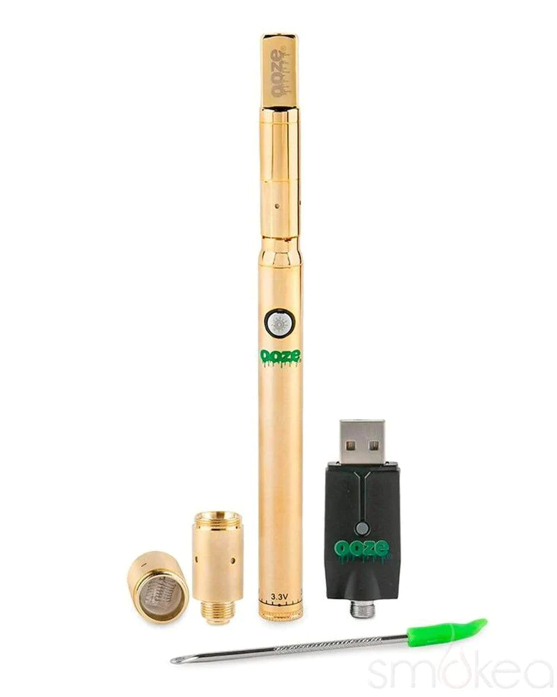 Ooze Slim Twist Pro with Variable Voltage Vaporizer Lucky Gold