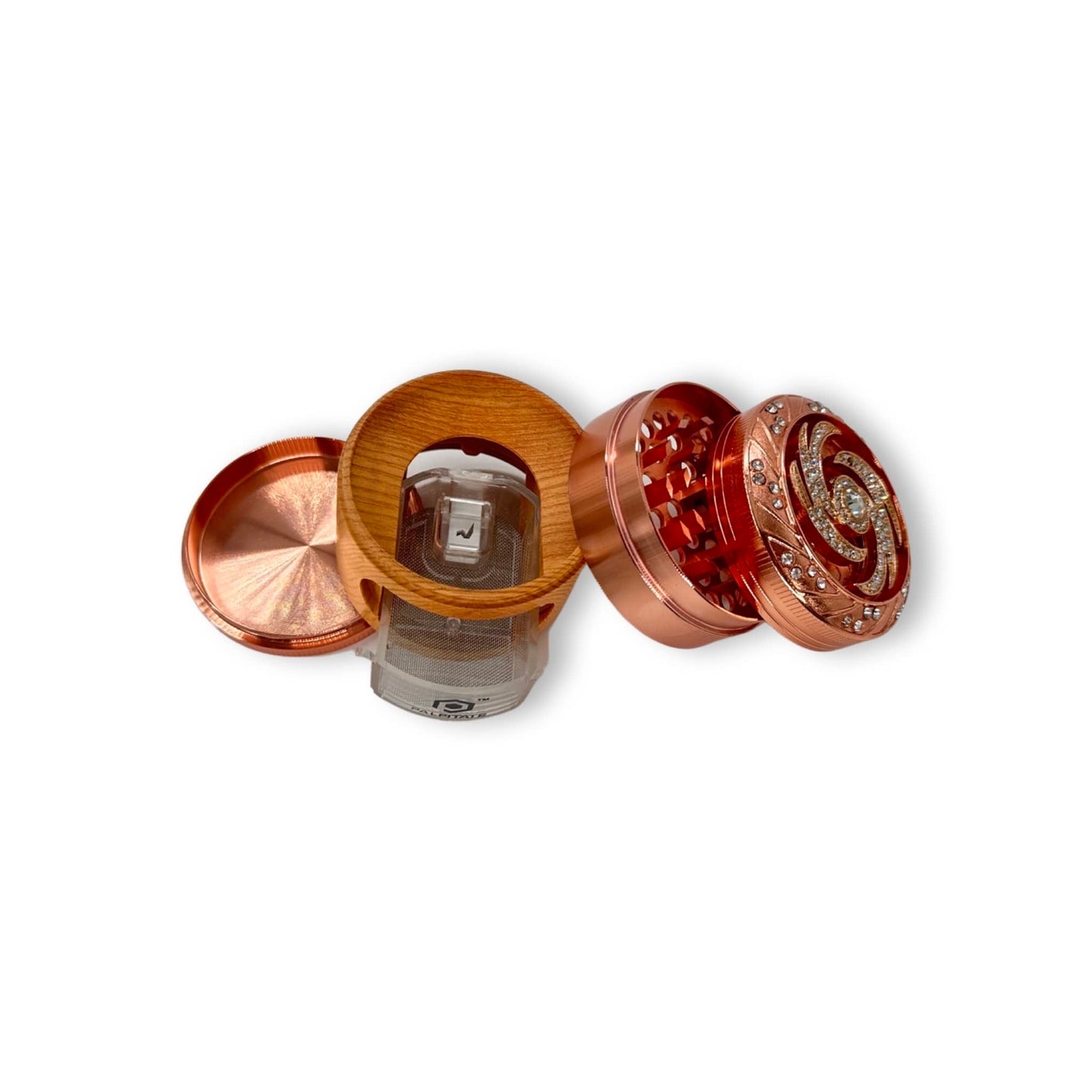 Palpitate Spinner Metal Grinder Rose Gold