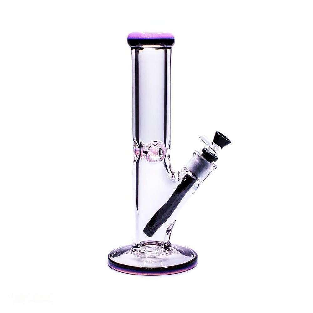 Straight water pipe with ice chamber