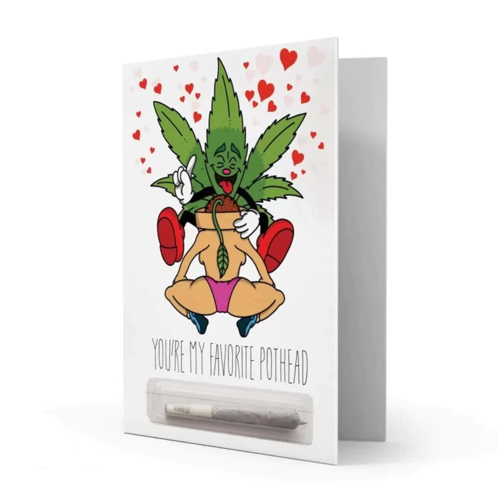 420 Cardz Cardz You're My Favorite Pothead 5pk Christmas Cards