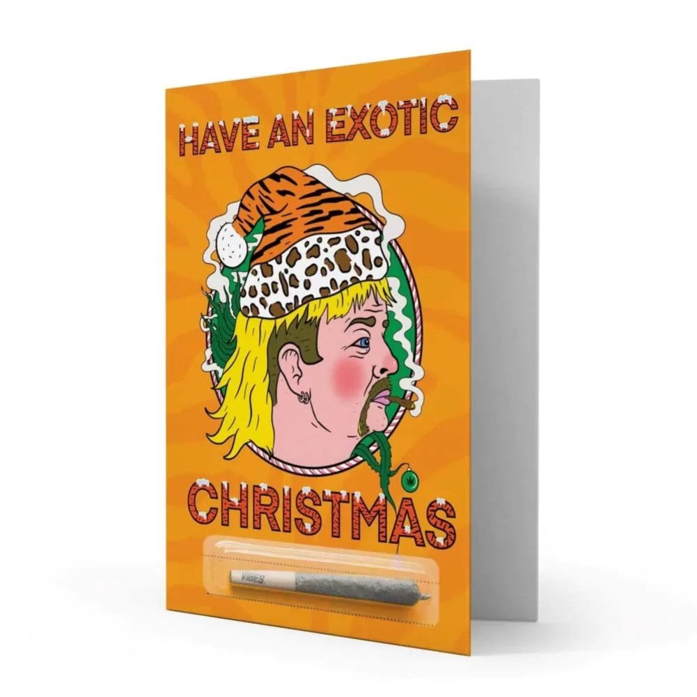 420 Cardz Have A Exotic Christmas 5pk  Christmas Cards