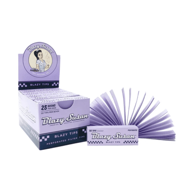 Blazy Susan Purple Tips Box - 25 books, 50 pages per book
