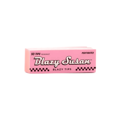 Blazy Susan Pink Filter Tips Perforated 50 tips per Booklet