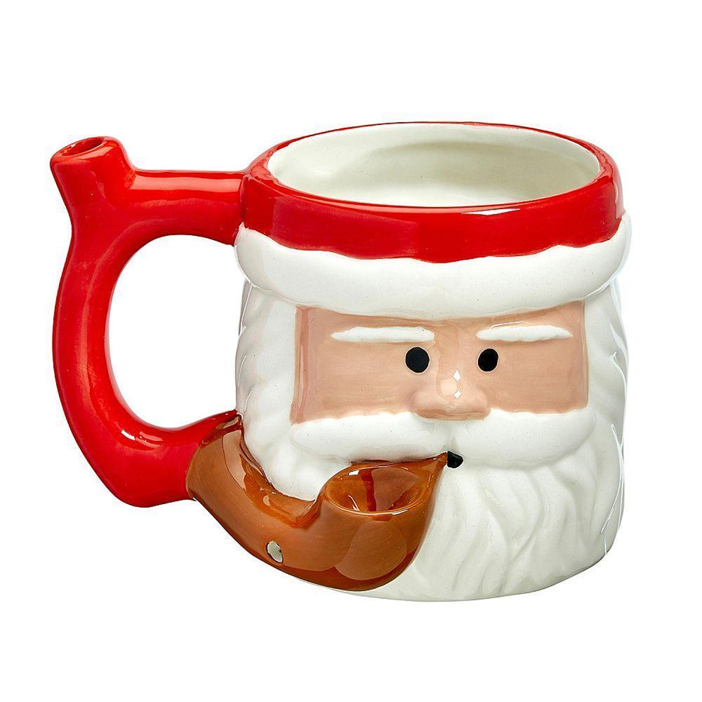 Ceramic Mug Christmas Pipe