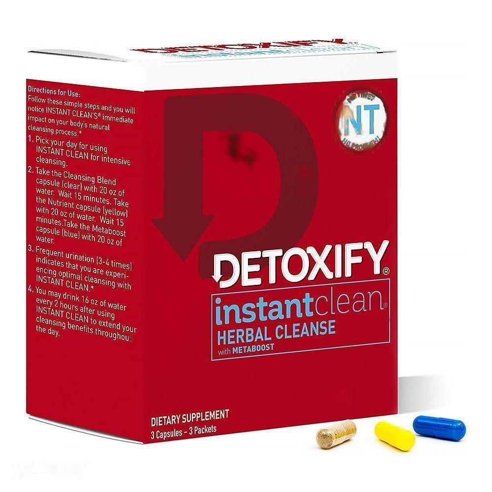 Detoxify Instant Clean 3-Capsule Supplement