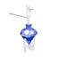 Helios Glass - Blue Diamond Water Pipe