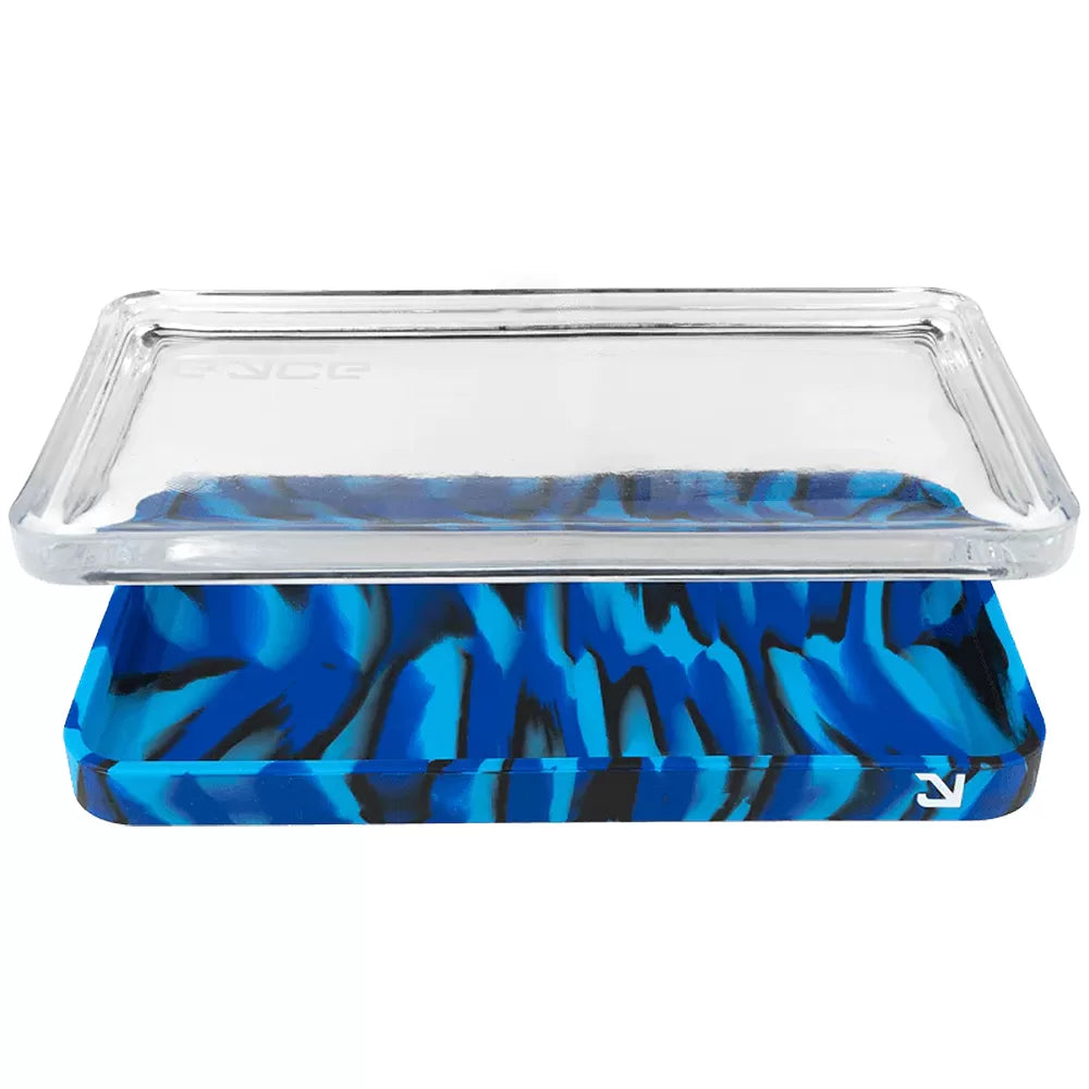 Eyce 2-in-1 Glass and Silicone Rolling Tray - Durable and Versatile